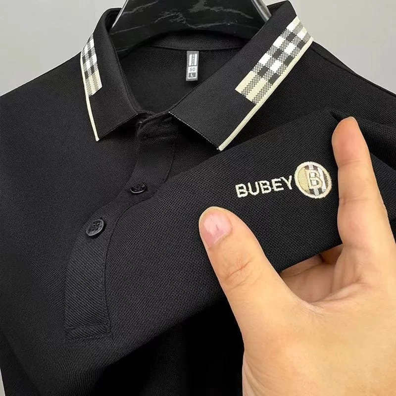 Premium Cotton Polo Shirt For Men- Black